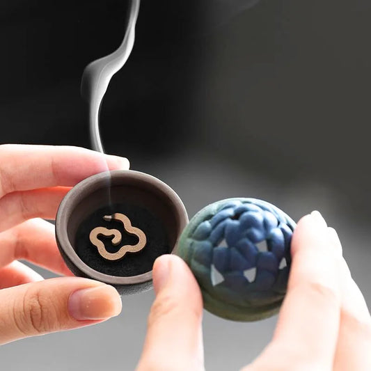 Miniature Bosshan Ceramic Incense Burner
