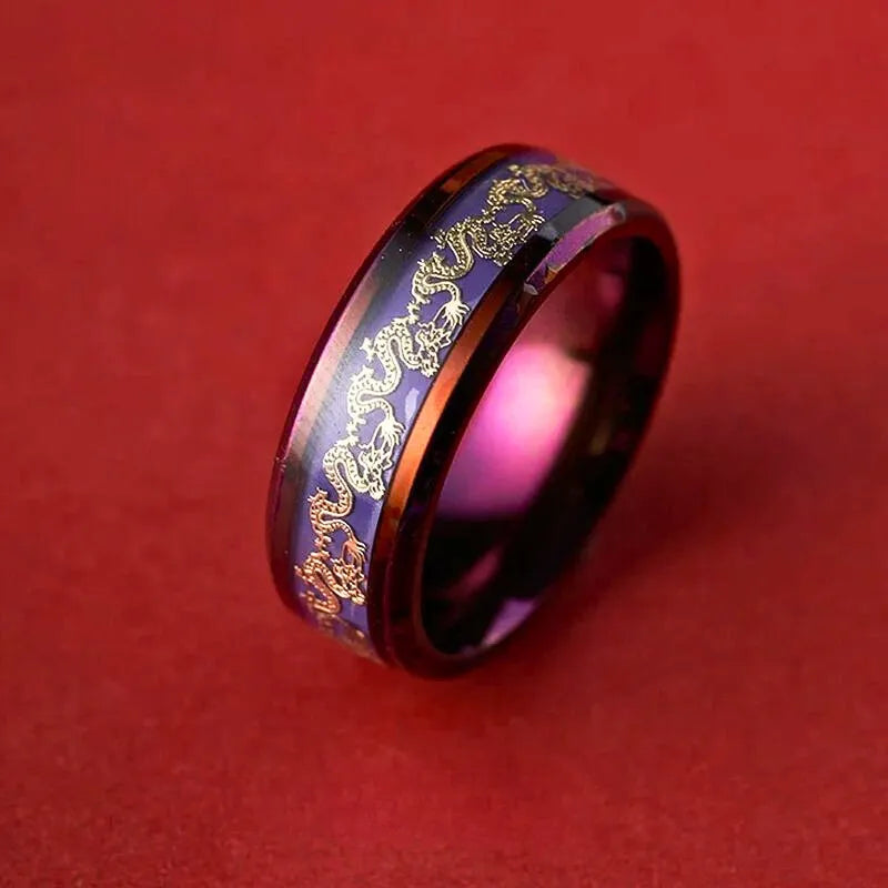 Taoist Jiu Zi Li Huo Ring - Symbolizing Good Fortune in Love