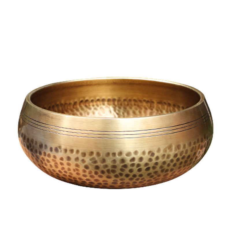 Hand Hammered Copper Singing Bowl for Meditation & Sound Healing
