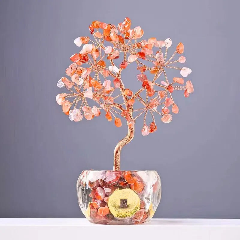 Crystal Money Tree Feng Shui Decor