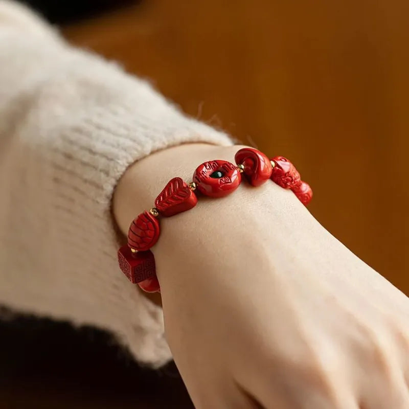 Fortune Multi-Gemstone Bead Bracelet - Prosperity & Good Luck