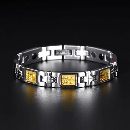 Healing Magnetic Bracelet - Buddha & Guanyin