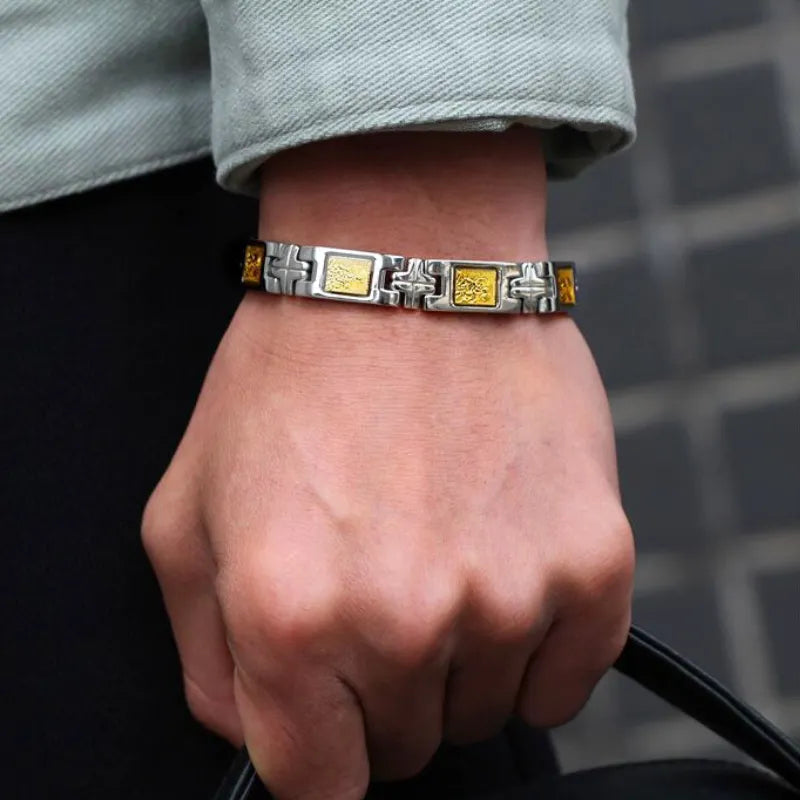 Healing Magnetic Bracelet - Buddha & Guanyin