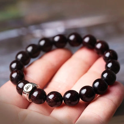 Indian Rosewood Buddhist Bead Bracelet