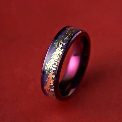 Taoist Jiu Zi Li Huo Ring - Symbolizing Good Fortune in Love