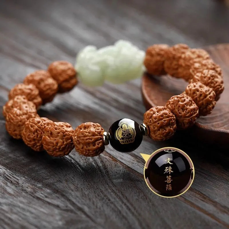 Vajra Bodhi Seed Birth Buddha Bracelet - For Protection & Smooth Sailing